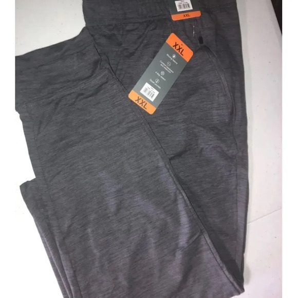 Glacier Performance Mens Joggers 1 Gray 1 Black XXL - Picture 7 of 16